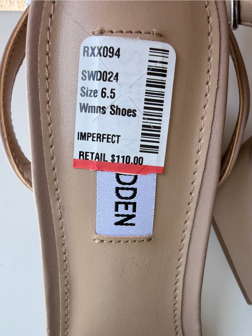 🆕🌺SteveMadden Floral Block Heel Sandals Nude Taupe 3D Flower Dress Heels Size6.5 - Picture 14 of 17